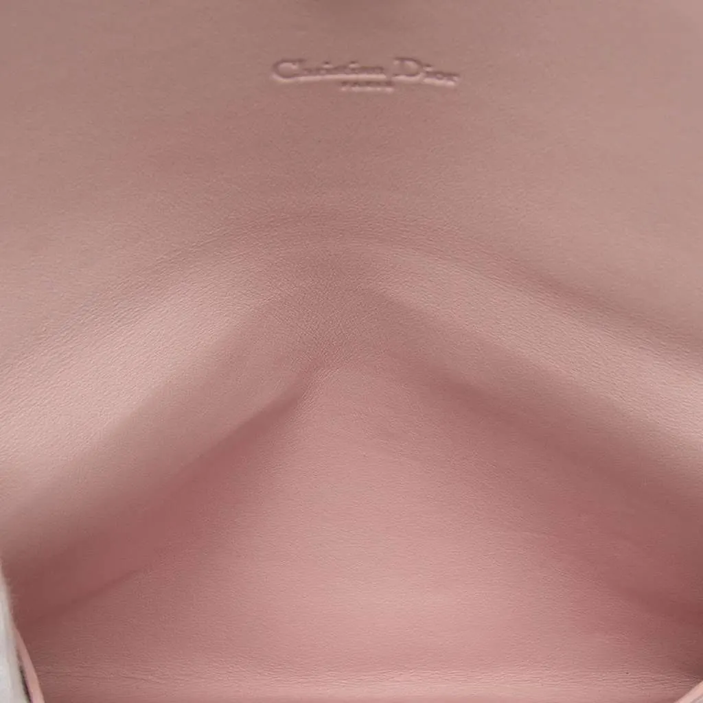 Dior Calfskin Envelope Clutch Pink Leather Very good - Model View