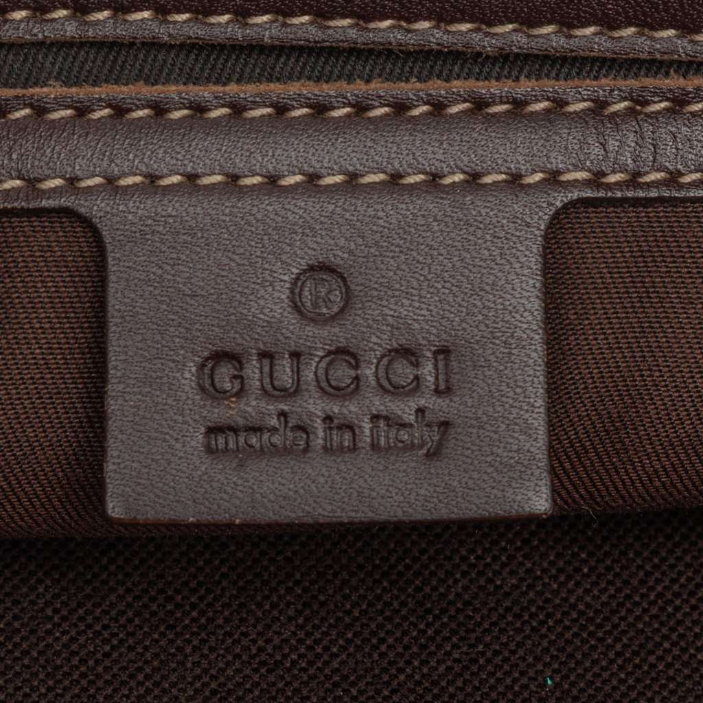 Gucci GG Supreme Belt Bag Brown Canvas Good condition - Box View