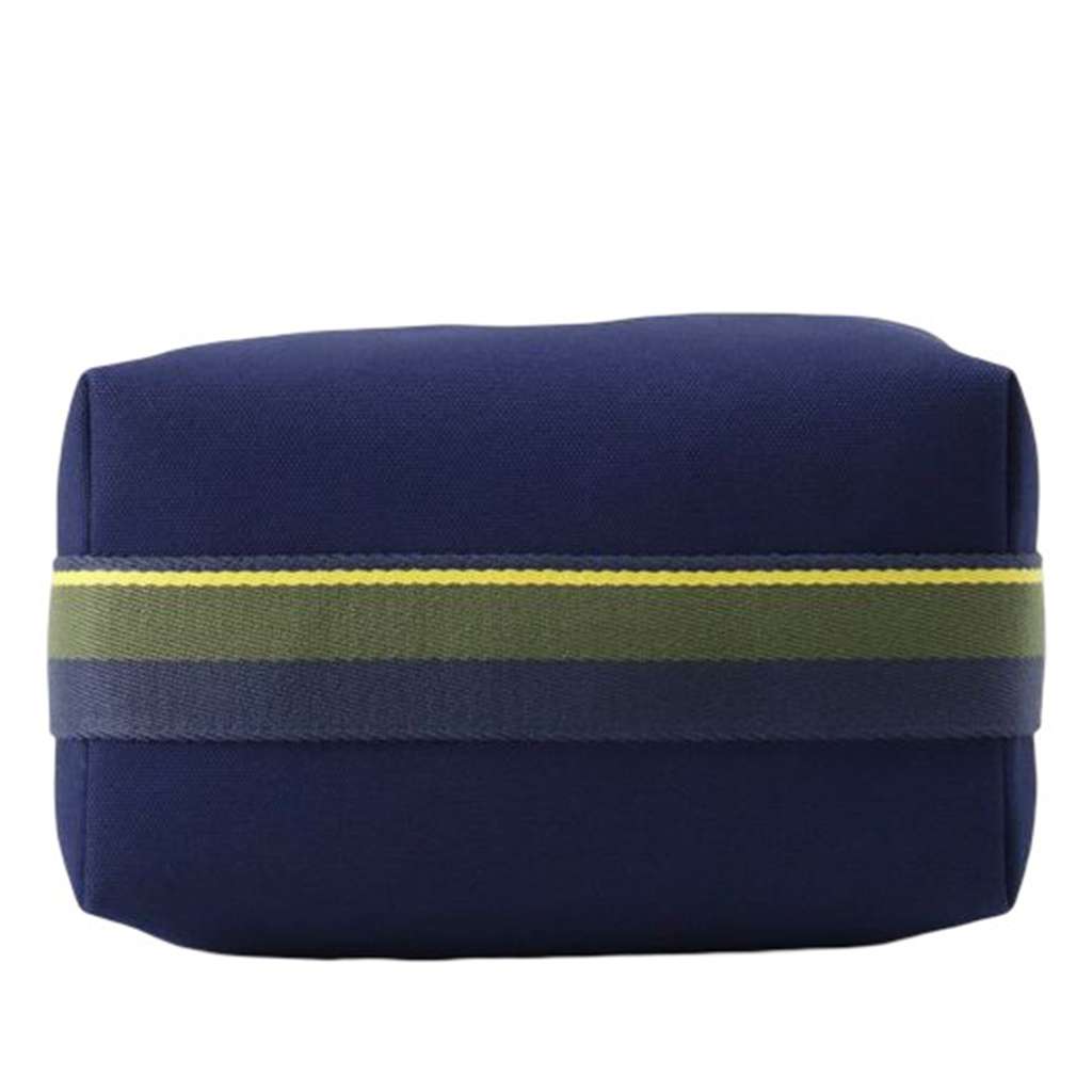 Hermès Small Toile Bride A Brac H Pavillon Case Blue Canvas Good condition - Inside View