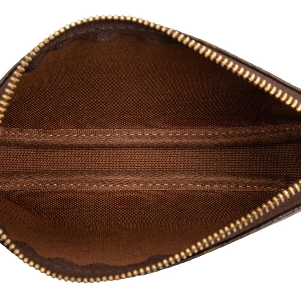 Louis Vuitton Monogram Mini Pochette Accessoires Brown Good condition - Model View