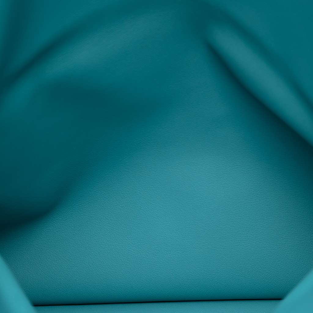 Hermès Evercolor Pliplat Clutch Blue Leather Good condition - Model View