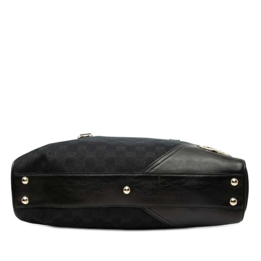 Gucci GG Canvas New Britt Shoulder Bag Black Canvas Very good - Inside View