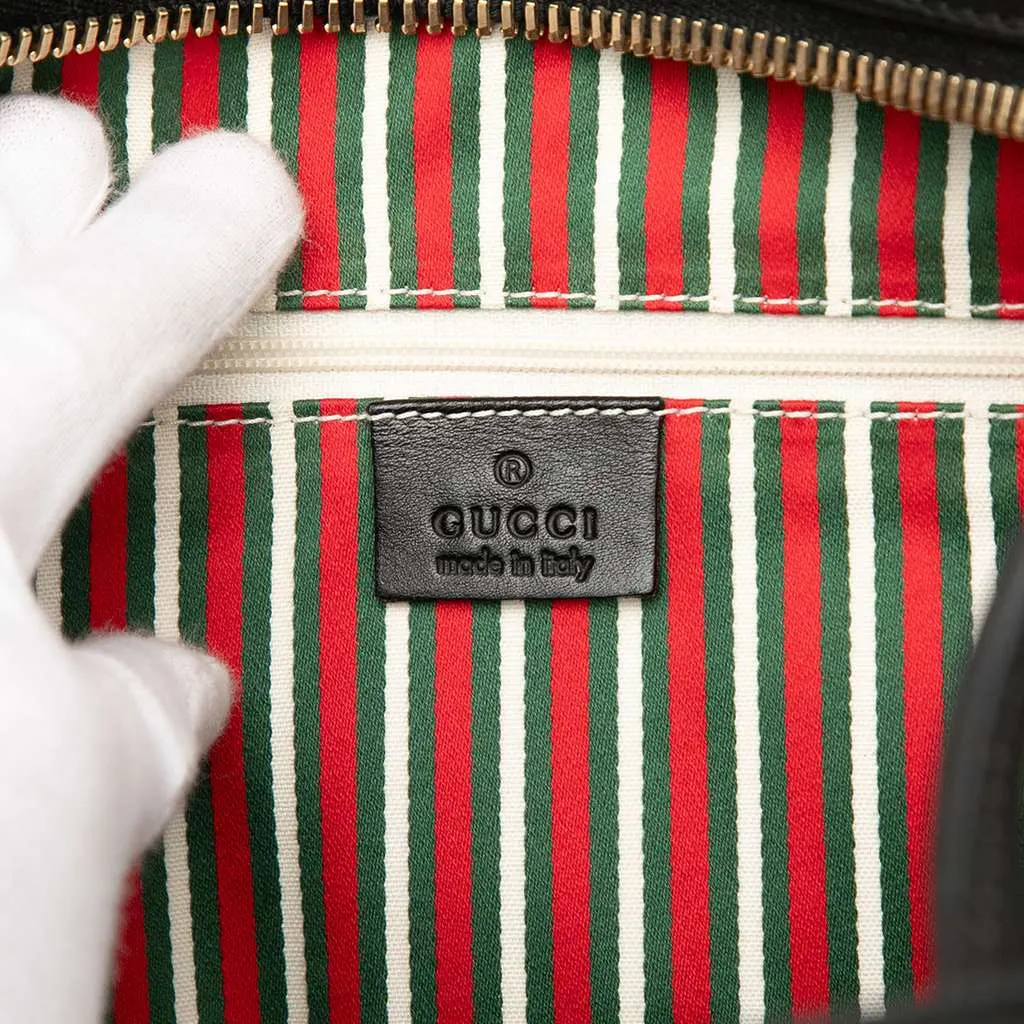 Gucci GG Canvas New Britt Shoulder Bag Black Canvas Very good - Box View