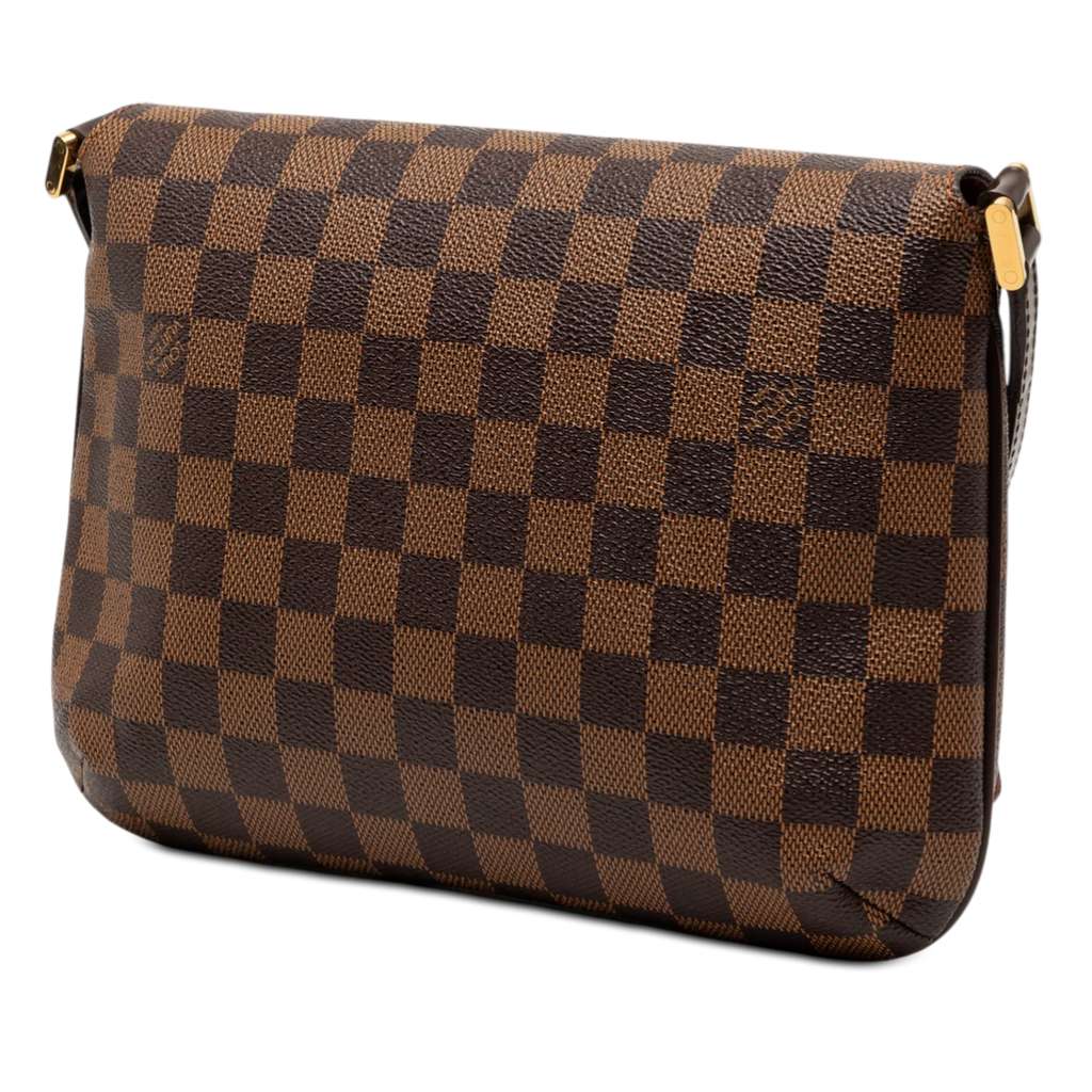 Louis Vuitton Damier Ebene Musette Tango Long Strap Brown Good condition - Back View