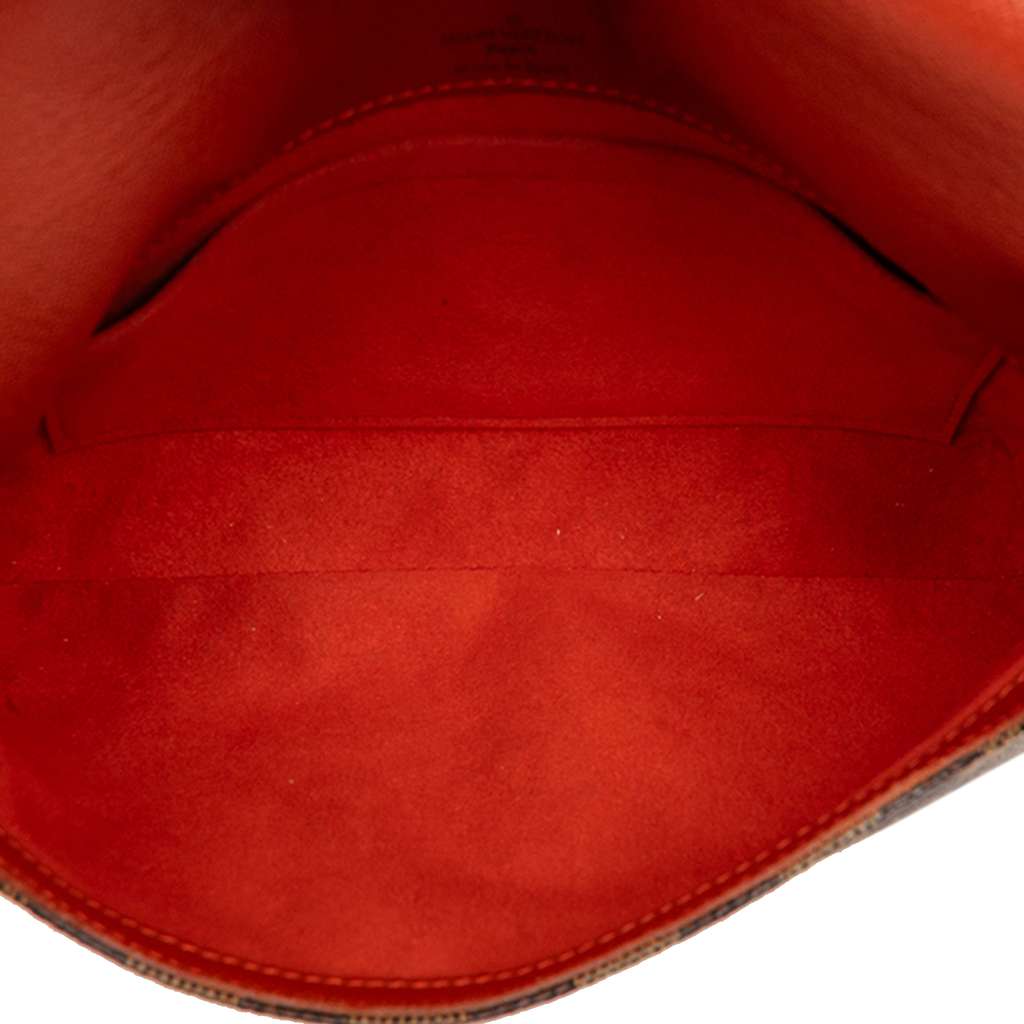 Louis Vuitton Damier Ebene Musette Tango Long Strap Brown Good condition - Model View