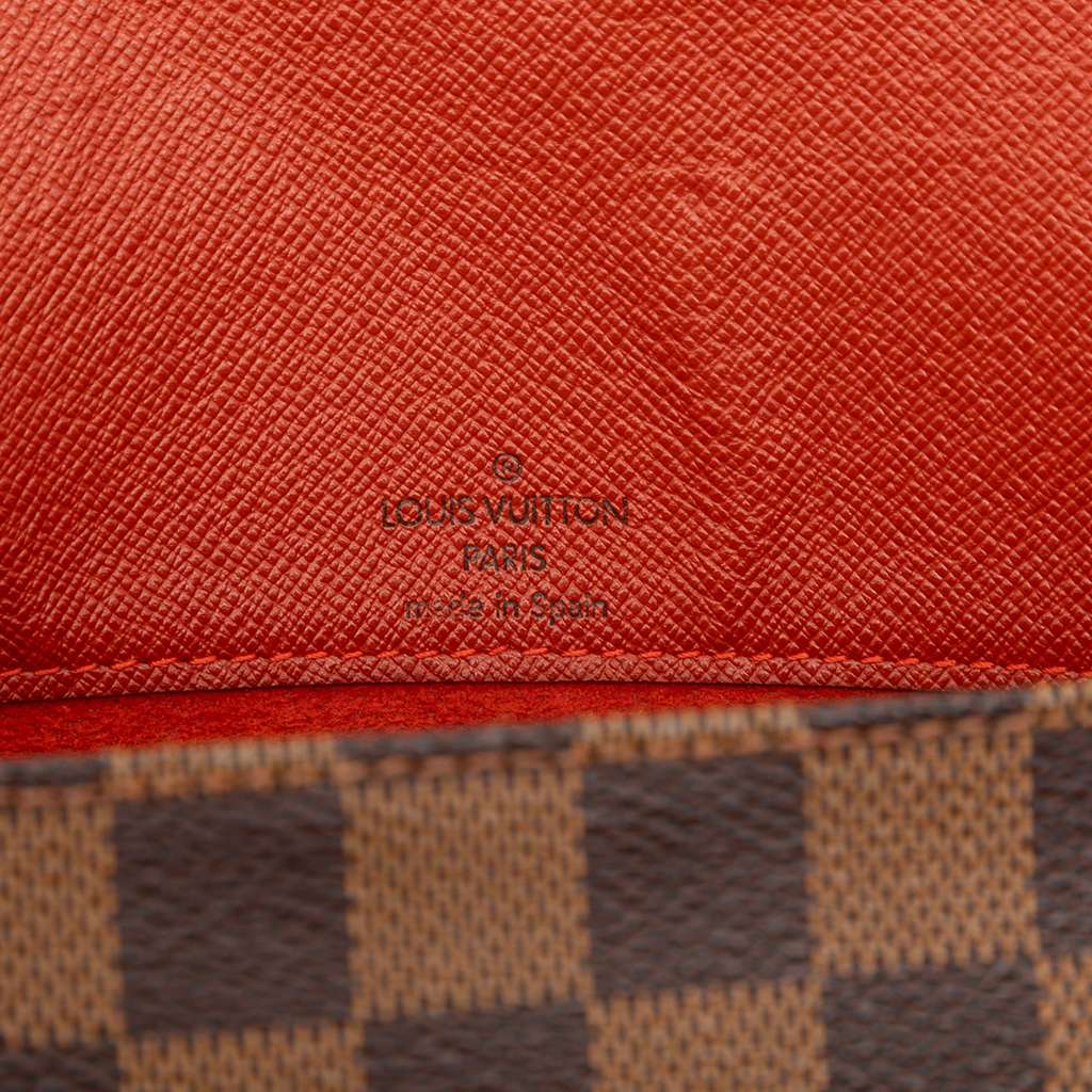 Louis Vuitton Damier Ebene Musette Tango Long Strap Brown Good condition - Box View