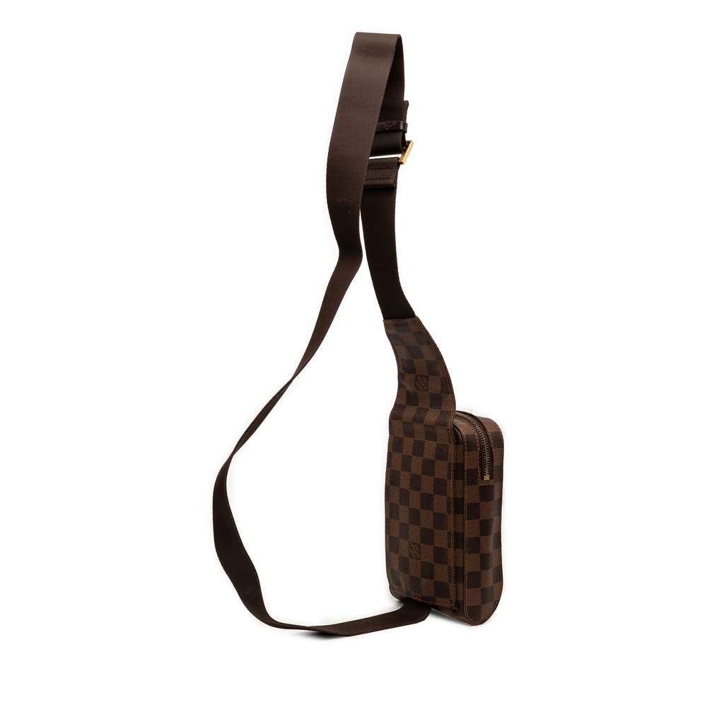 Louis Vuitton Damier Ebene Geronimos Brown Good condition - Back View