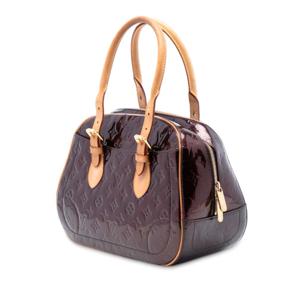 Louis Vuitton Monogram Vernis Summit Drive Purple Leather Good condition - Back View