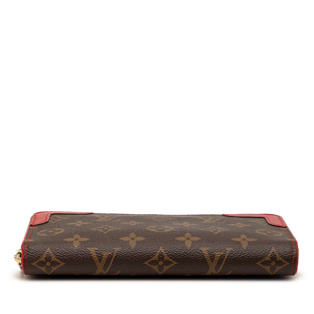 Louis Vuitton Monogram Retiro Zippy Wallet Brown Good condition - Inside View