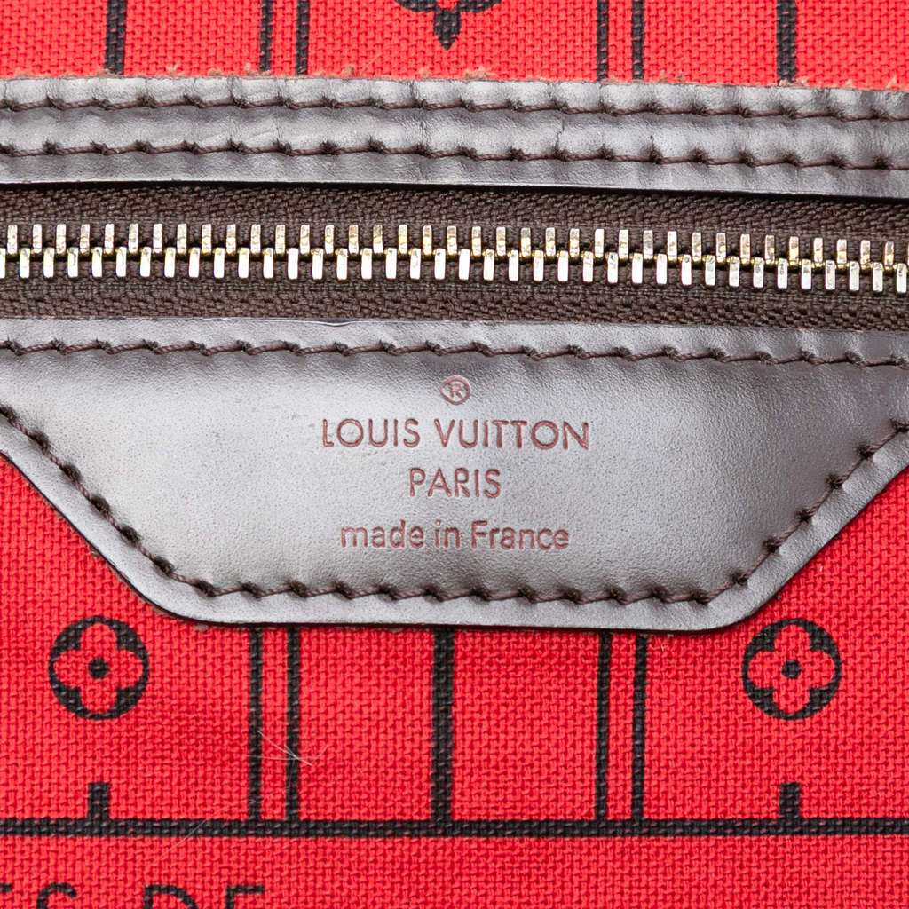 Louis Vuitton Damier Ebene Neverfull GM Brown Good condition - Box View