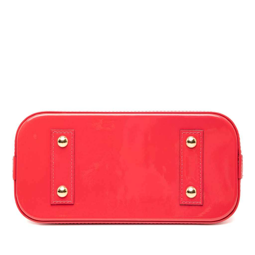 Louis Vuitton Monogram Vernis Alma BB Pink Leather Good condition - Inside View