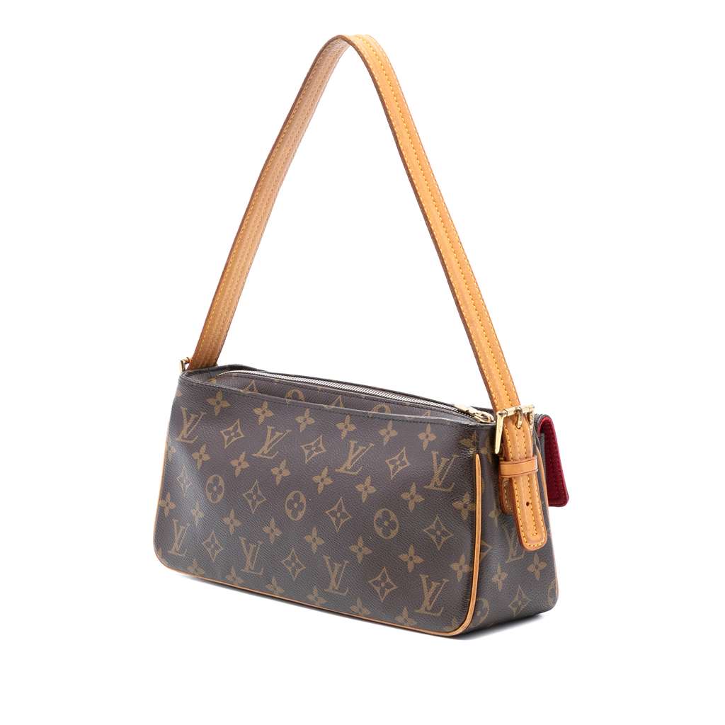 Louis Vuitton Monogram Viva Cite MM Brown Good condition - Back View