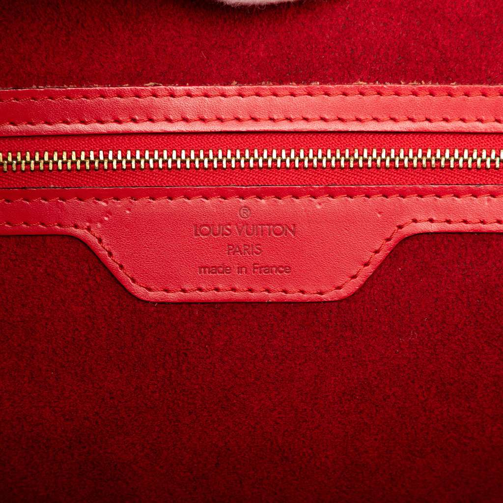 Louis Vuitton Epi Saint Jacques GM Long Strap Red Leather Good condition - Box View
