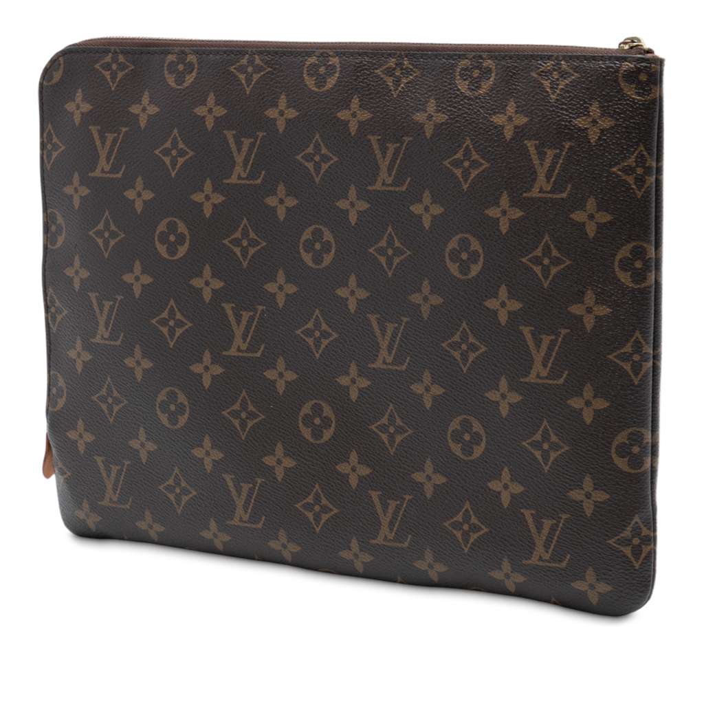 Louis Vuitton Monogram Etui Voyage MM Brown Good condition - Back View