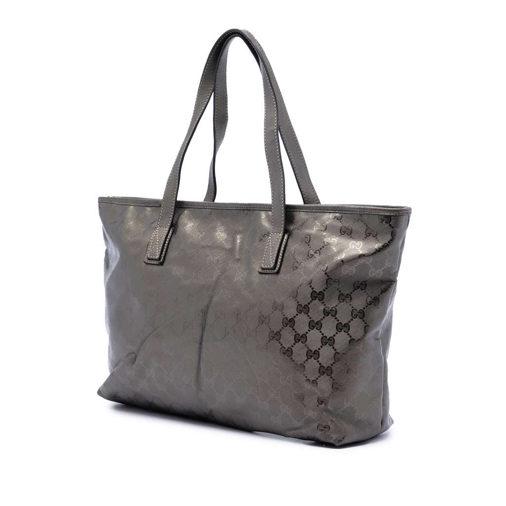 Gucci GG Imprime Tote Brown Canvas Fair condition - Back View