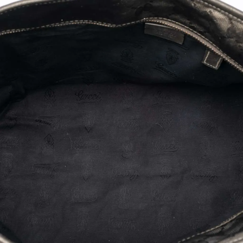 Gucci GG Imprime Tote Brown Canvas Good - Model View