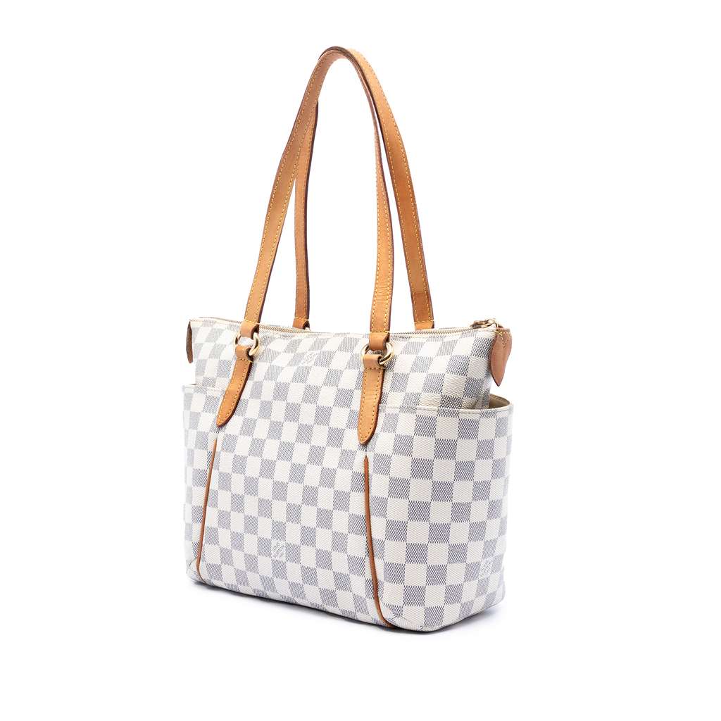 Louis Vuitton Damier Azur Totally PM White Good condition - Back View