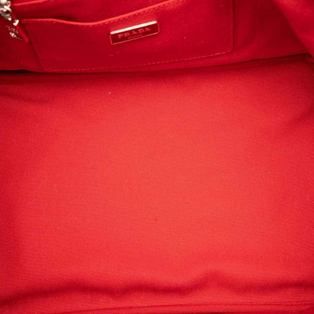 Prada Canvas Canapa Mistolino Tote Brown Canvas Good condition - Model View