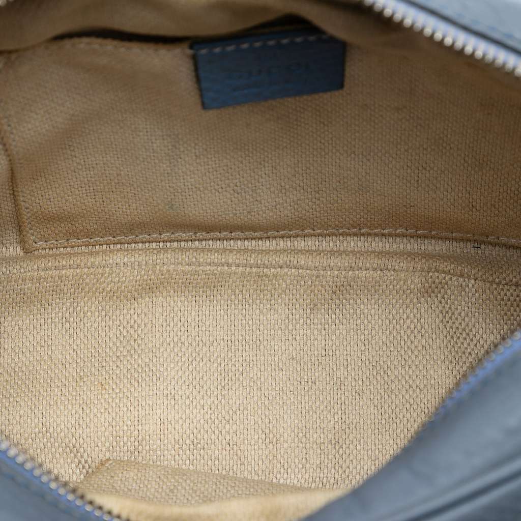 Gucci Leather Soho Disco Crossbody Blue Leather Good condition - Model View