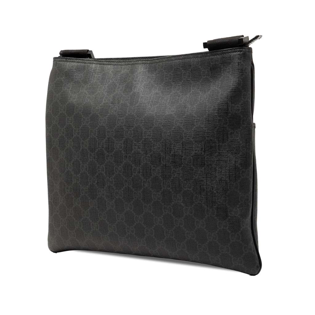 Gucci GG Supreme Crossbody Black Canvas Good condition - Back View