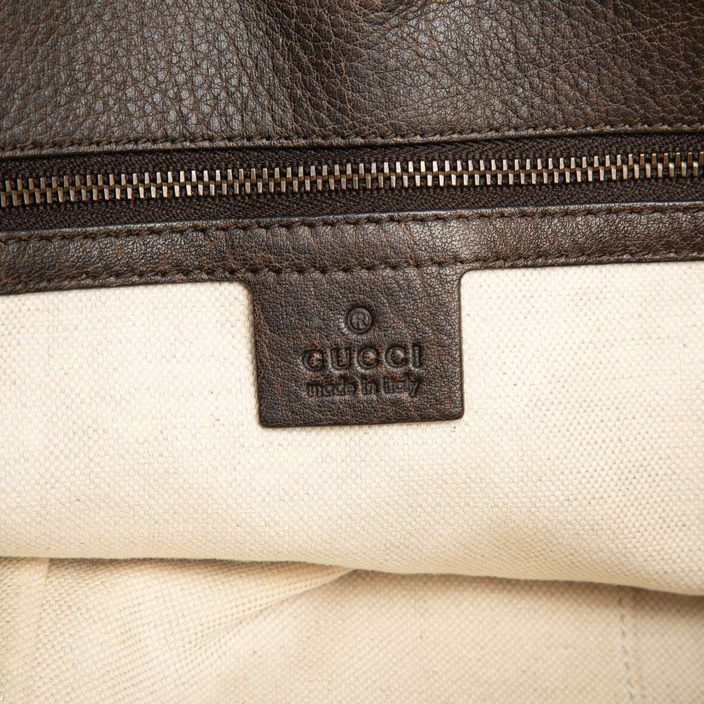 Gucci GG Canvas Laidback Crafty Tote Brown Canvas Fair condition - Box View