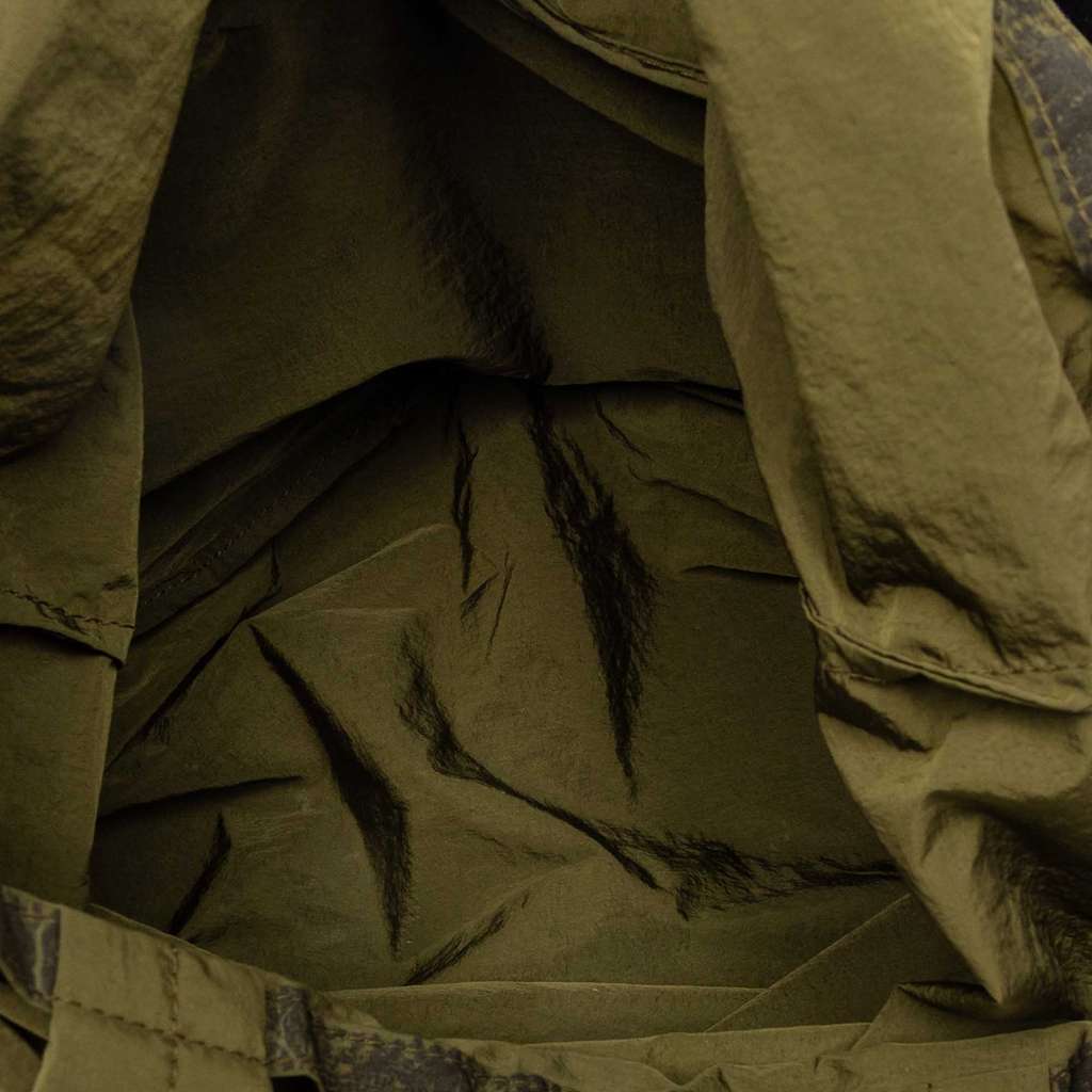 Bottega Veneta Intrecciato Trimmed Nylon Eco Tote Green Good condition - Model View