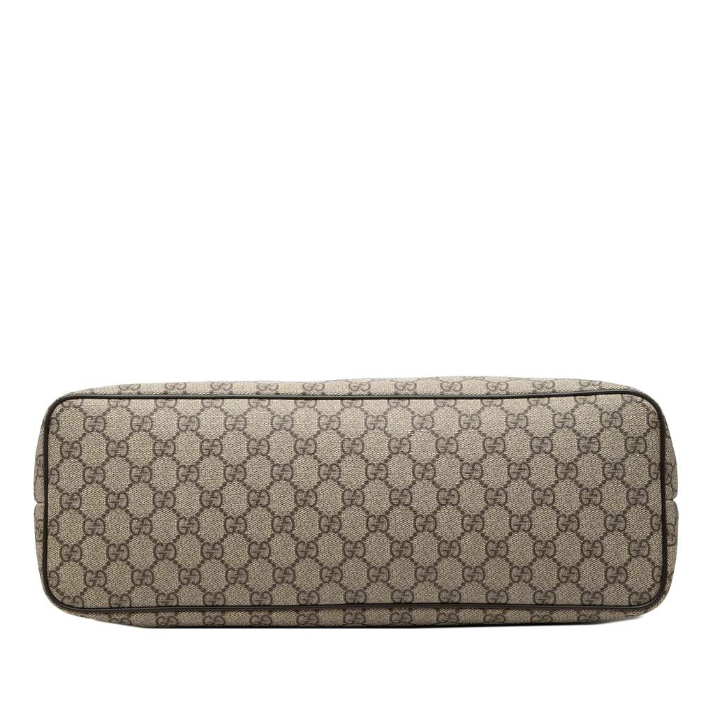 Gucci GG Supreme Satchel Brown Canvas Good condition - Inside View