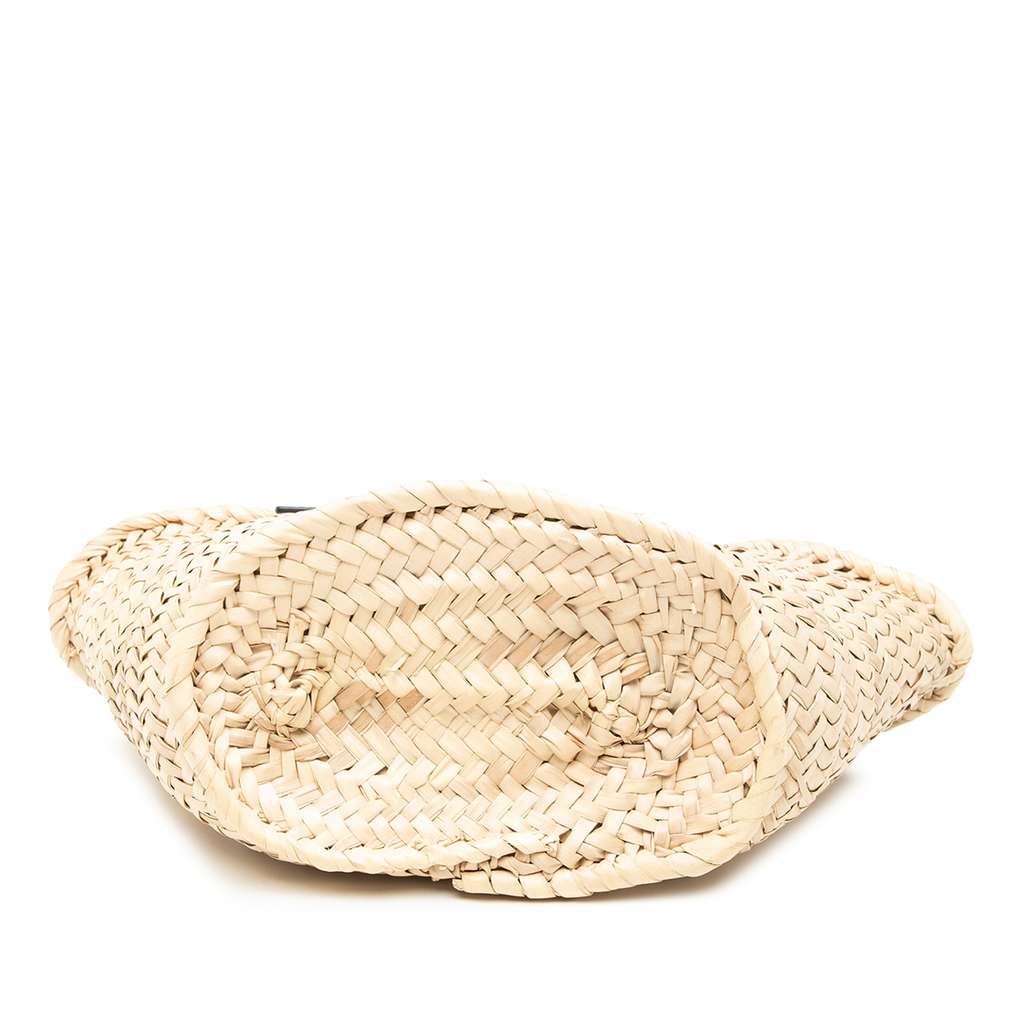 Loewe Small Raffia Anagram Basket Tote Brown Good condition - Inside View