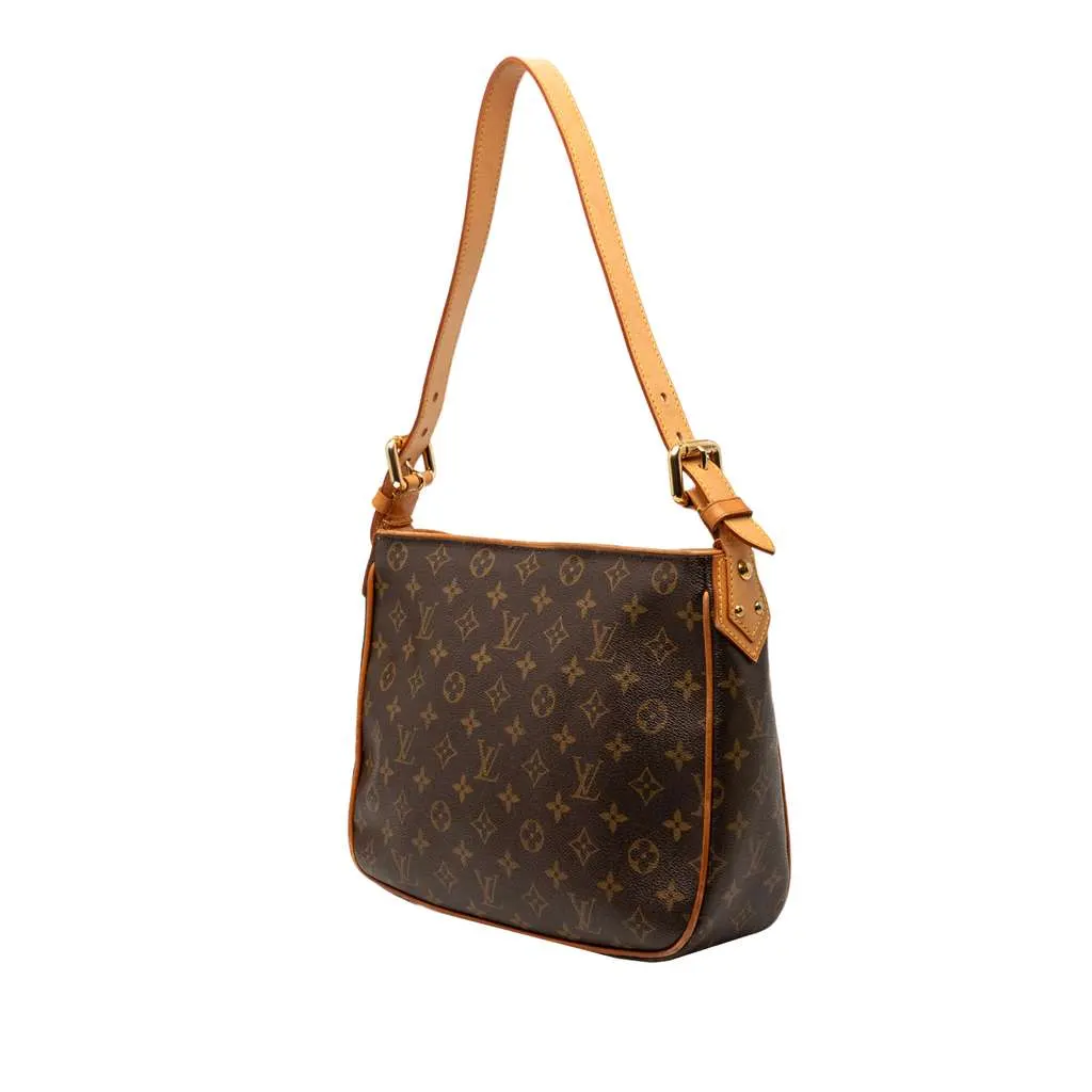 Louis Vuitton Monogram Hudson GM Brown Very good - Back View