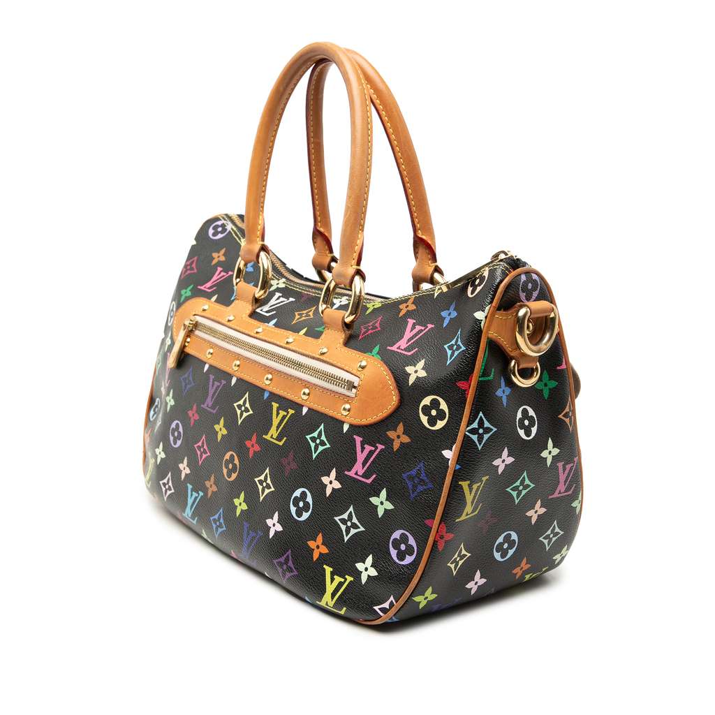 Louis Vuitton Monogram Multicolore Rita Black Good condition - Back View