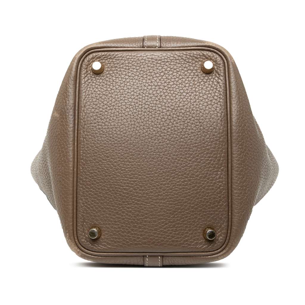 Hermès Clemence Picotin Lock 18 Brown Leather Good condition - Inside View