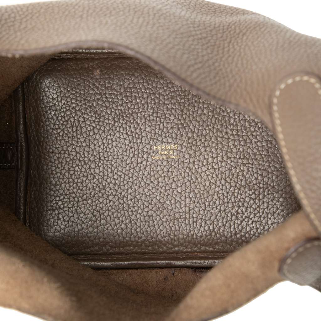 Hermès Clemence Picotin Lock 18 Brown Leather Good condition - Model View