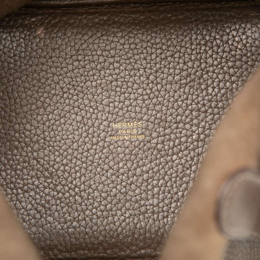 Hermès Clemence Picotin Lock 18 Brown Leather Good condition - Box View