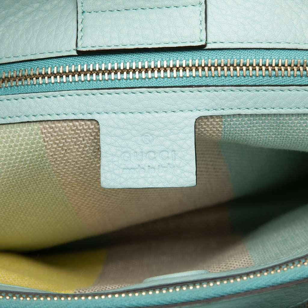 Gucci Large Raffia Bamboo Shopper Satchel Brown Good condition - Box View