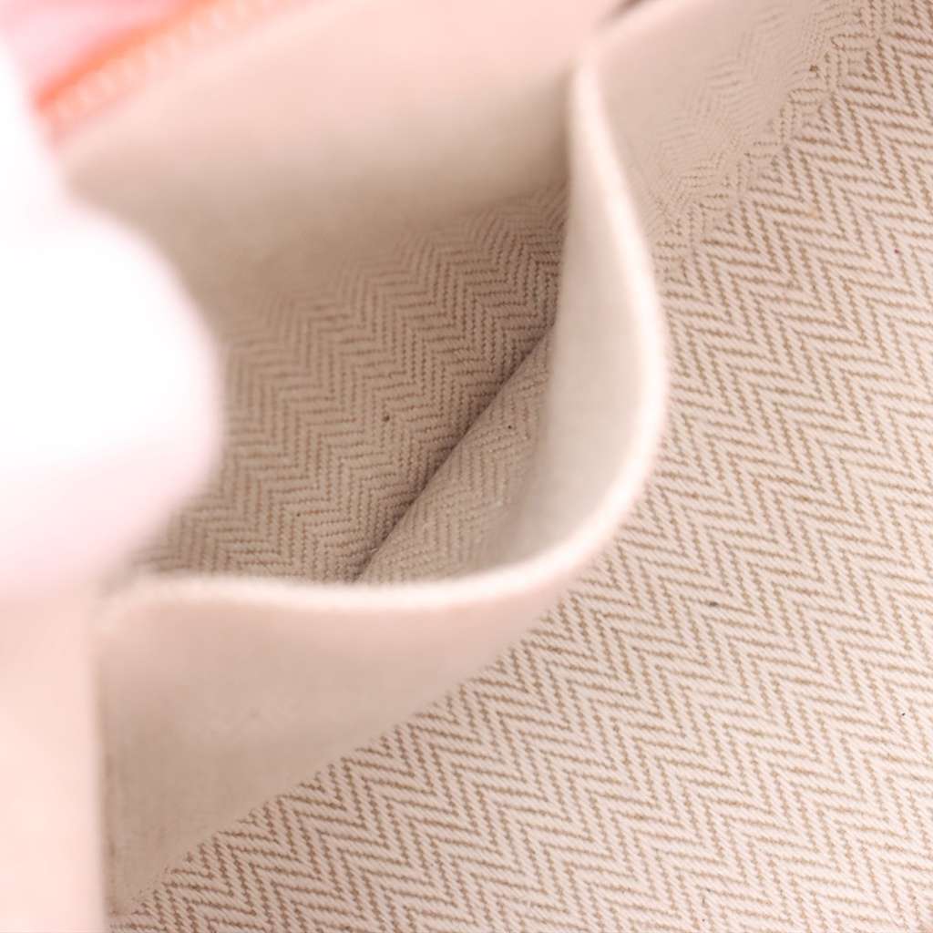 Hermès Small Toile Bride A Brac Case Orange Canvas Good condition - Box View