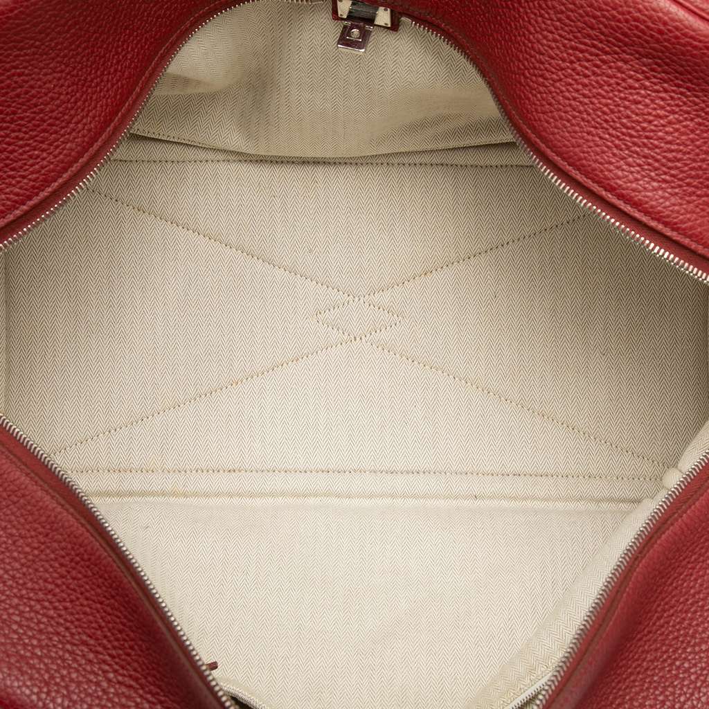 Hermès Clemence Victoria II 43 Red Leather Good condition - Model View