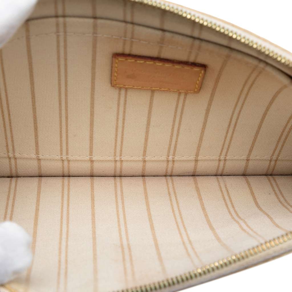 Louis Vuitton Damier Azur Neverfull MM Pouch White Good condition - Model View