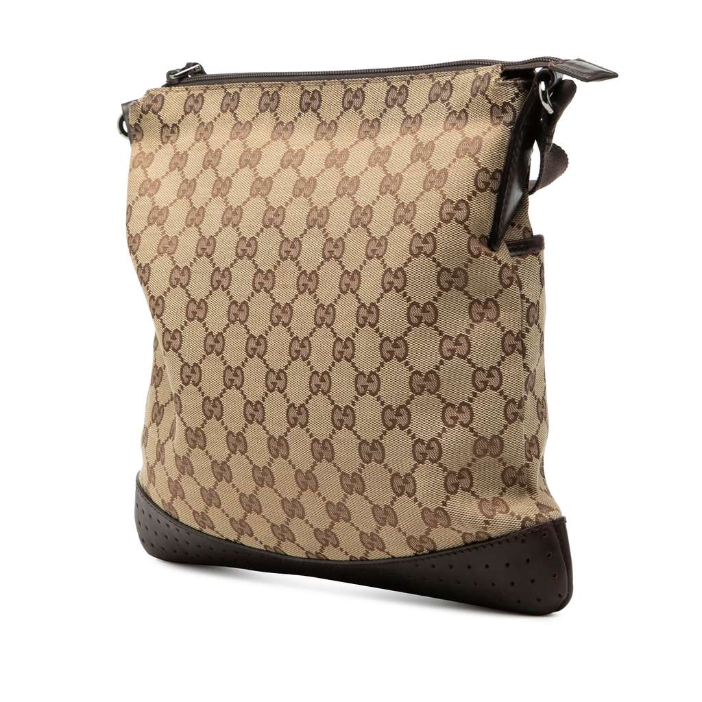 Gucci GG Canvas Crossbody Beige Good condition - Back View