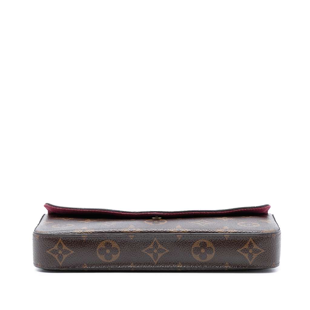 Louis Vuitton Monogram Pochette Felicie Brown Good condition - Inside View
