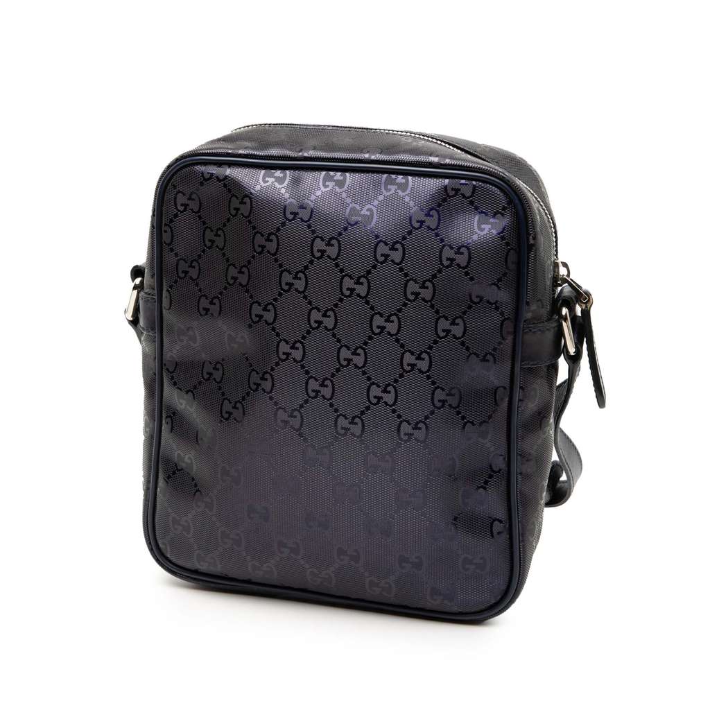 Gucci GG Imprime Crossbody Blue Canvas Good condition - Back View