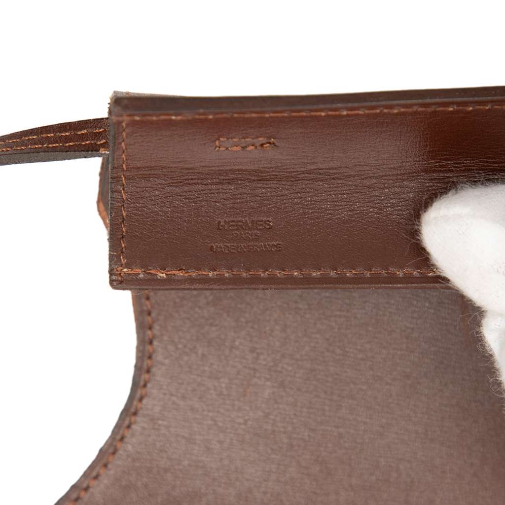 Hermès Box Sac Onimaitou Brown Leather Good condition - Box View