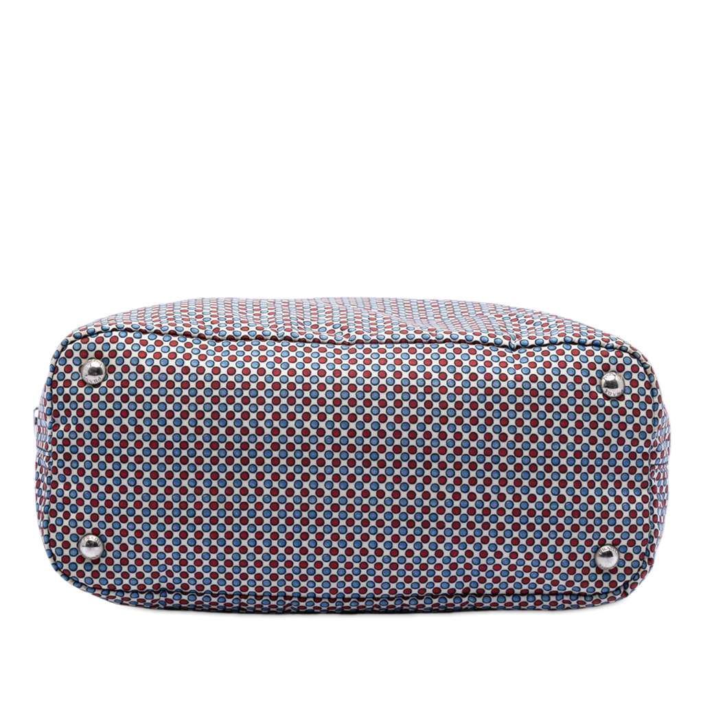 Prada Tessuto Stampato Satchel Blue Good condition - Inside View