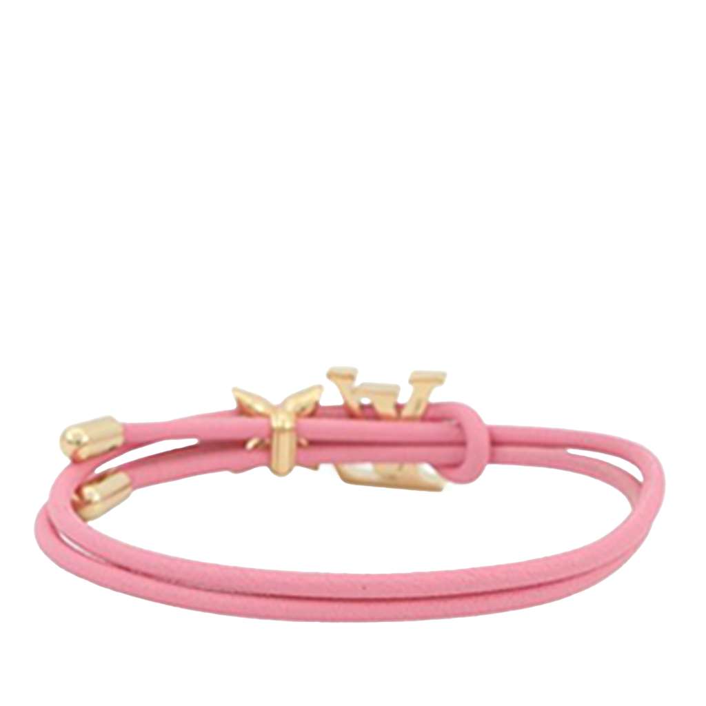 Louis Vuitton Leather LV Bloom Bracelet Pink Leather Good condition - Inside View