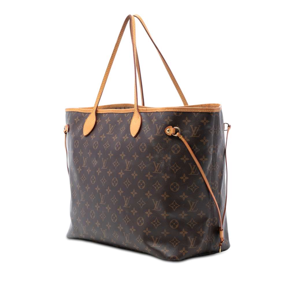Louis Vuitton Monogram Neverfull GM Brown Good condition - Back View