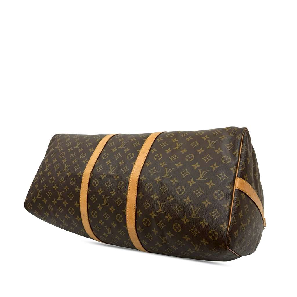 Louis Vuitton Monogram Keepall Bandouliere 60 Brown Good condition - Inside View