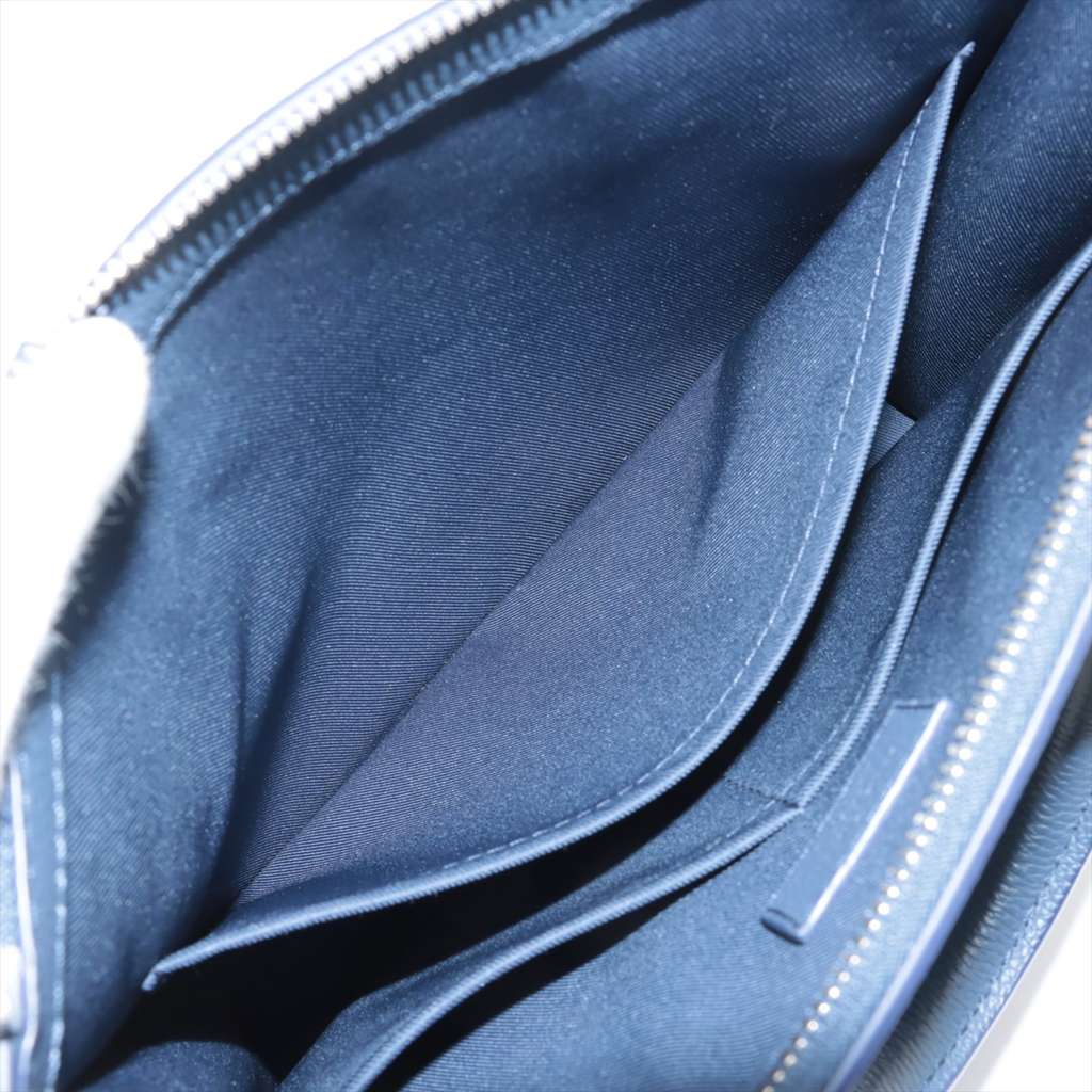 Louis Vuitton Monogram Ink Watercolor Sac Plat Zippe Blue Good condition - Inside View