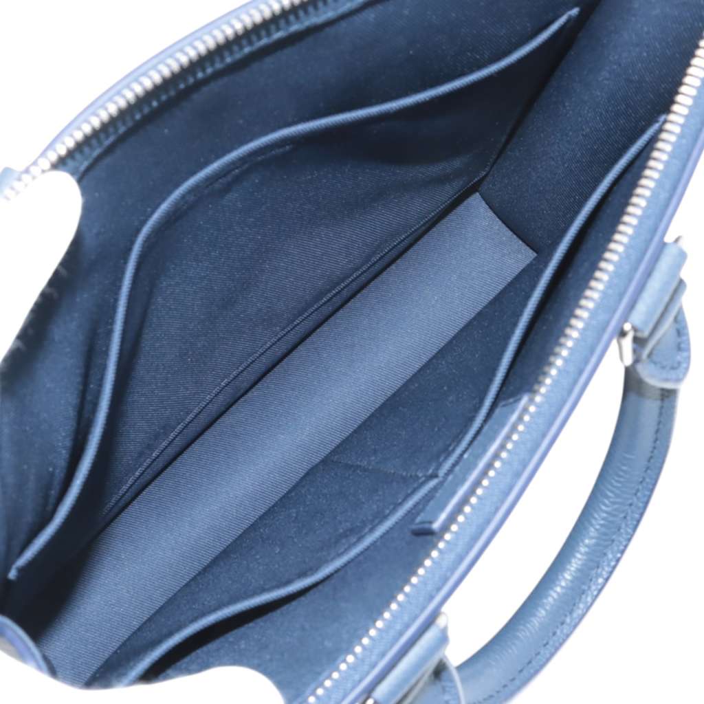 Louis Vuitton Monogram Ink Watercolor Sac Plat Zippe Blue Good condition - Model View