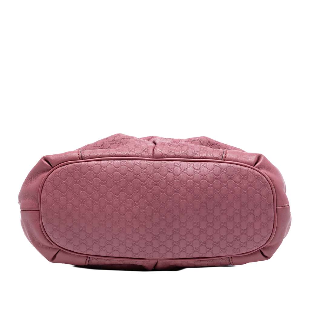 Gucci Microguccissima Sukey Satchel Pink Leather Good condition - Inside View