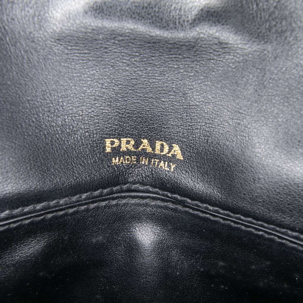Prada Impuntu Velluto Corsaire Convertible Belt Bag Black Velvet Good condition - Box View