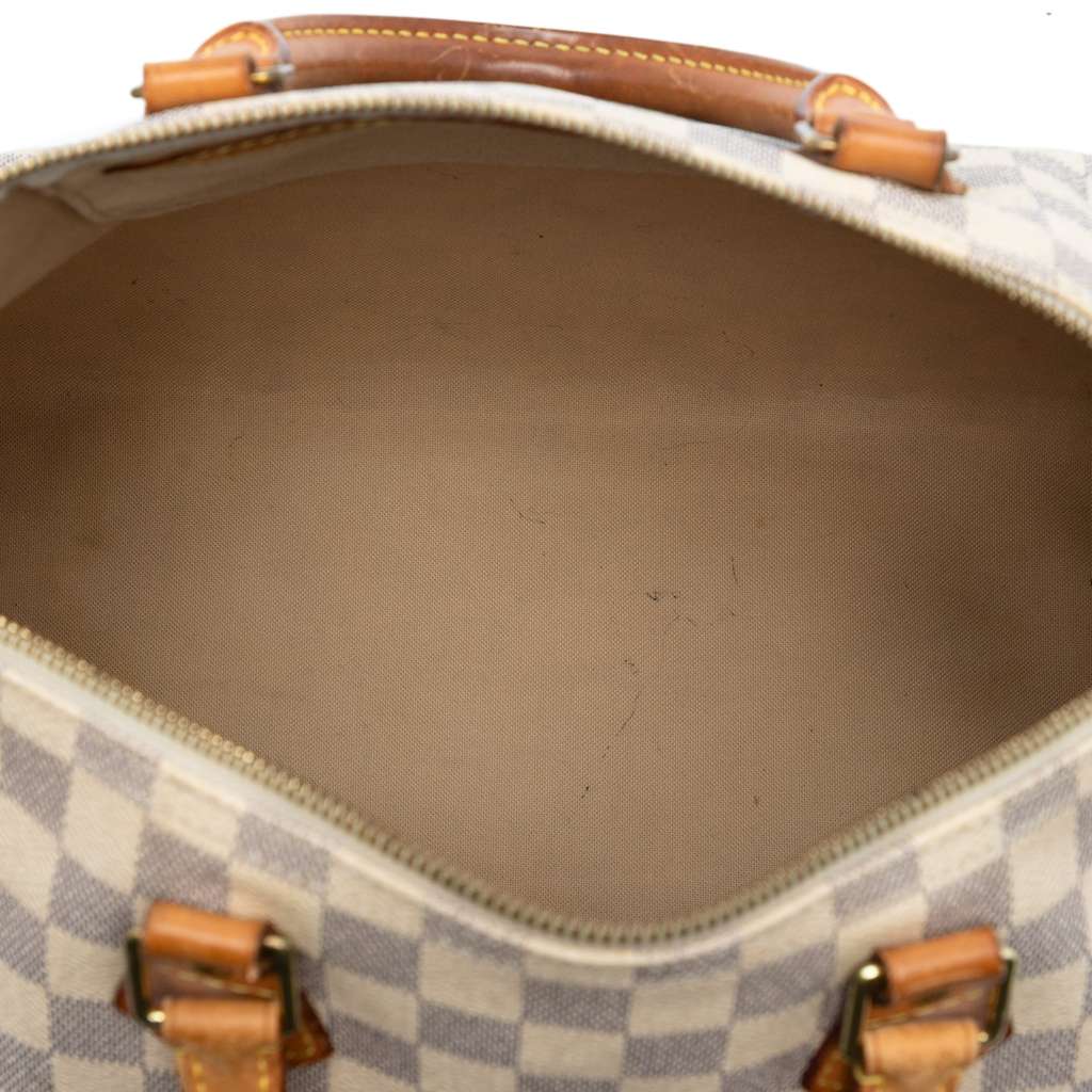 Louis Vuitton Damier Azur Speedy 35 White Good condition - Model View